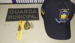 Usuário de drogas é preso pela Guarda Municipal