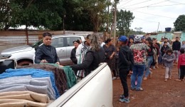 Rotary Água Boa distribui mantas de frio com renda da Peixada Beneficente