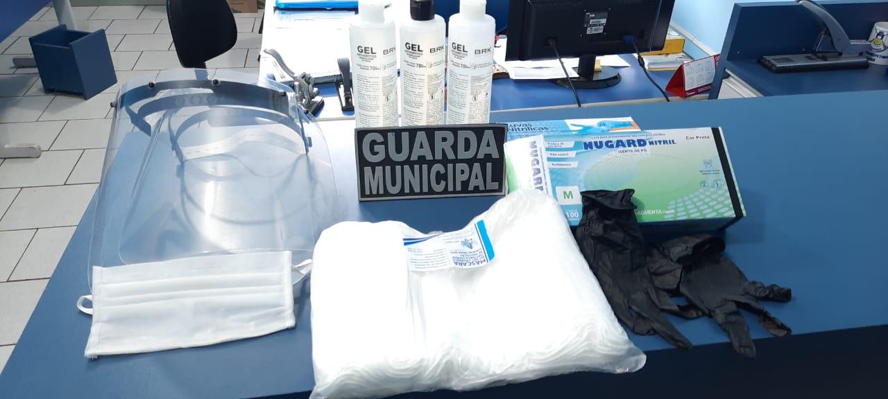 Guarda Municipal recebe materiais de proteção individuais doados pelo Ministério da Justiça e Segurança Pública