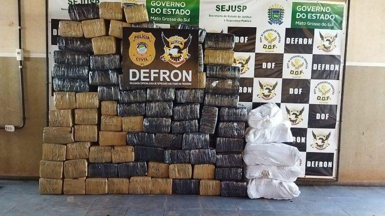 reende mais de 1,5 tonelada de drogas em camionete roubada em São Paulo