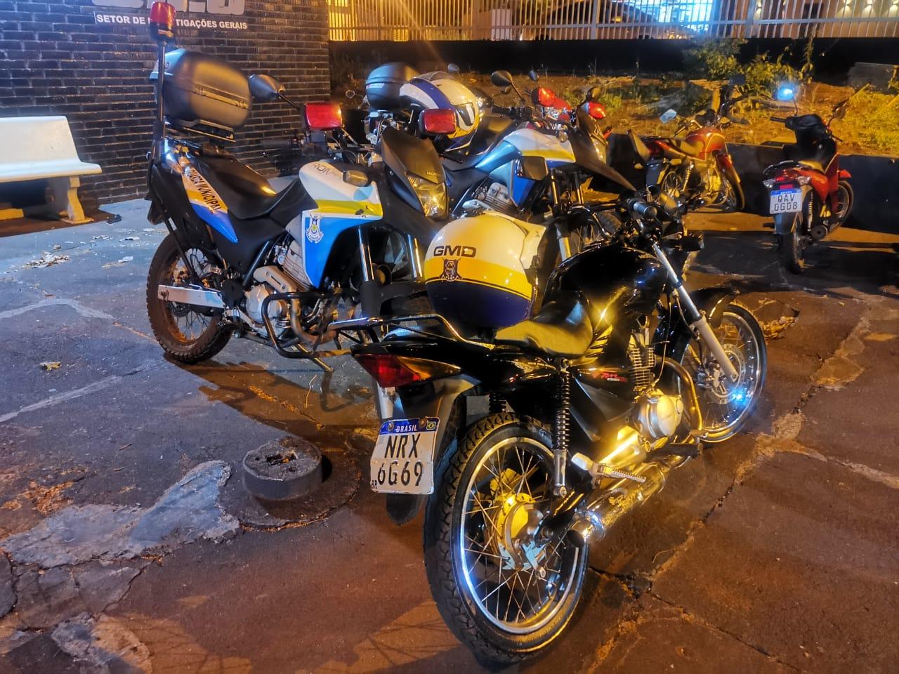 Em ações rápidas Guarda Municipal recupera duas motocicletas furtadas