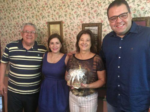 No aniversário da cidade, Alan Guedes visita quatro ex-prefeitos de Dourados
