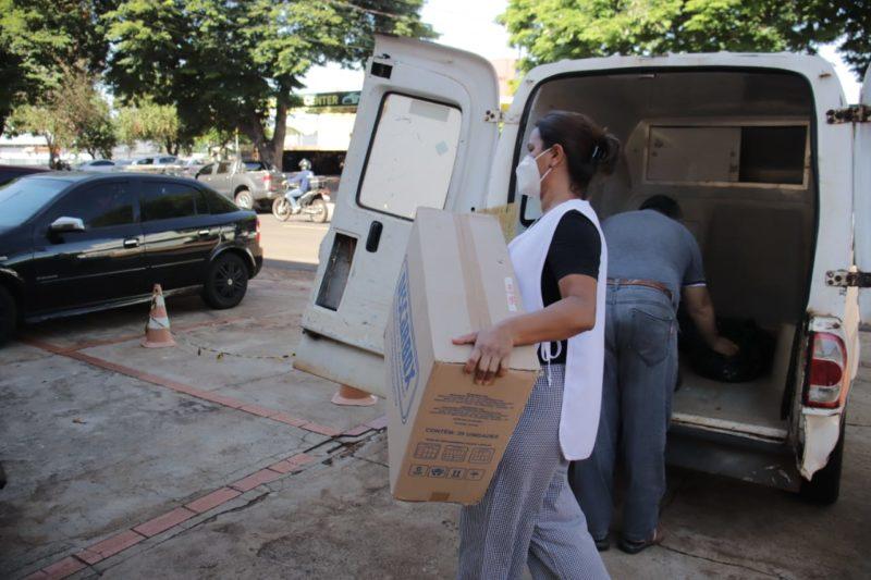 Prefeitura entrega insumos e abastece estoque de unidades de saúde