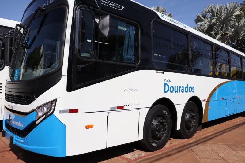 Dourados ganha quatro novos ônibus para o transporte público