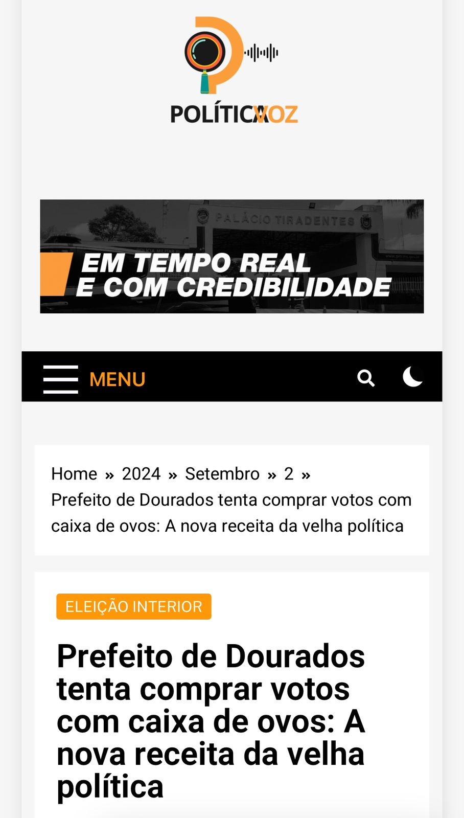 Site é multado por fake News contra Alan Guedes