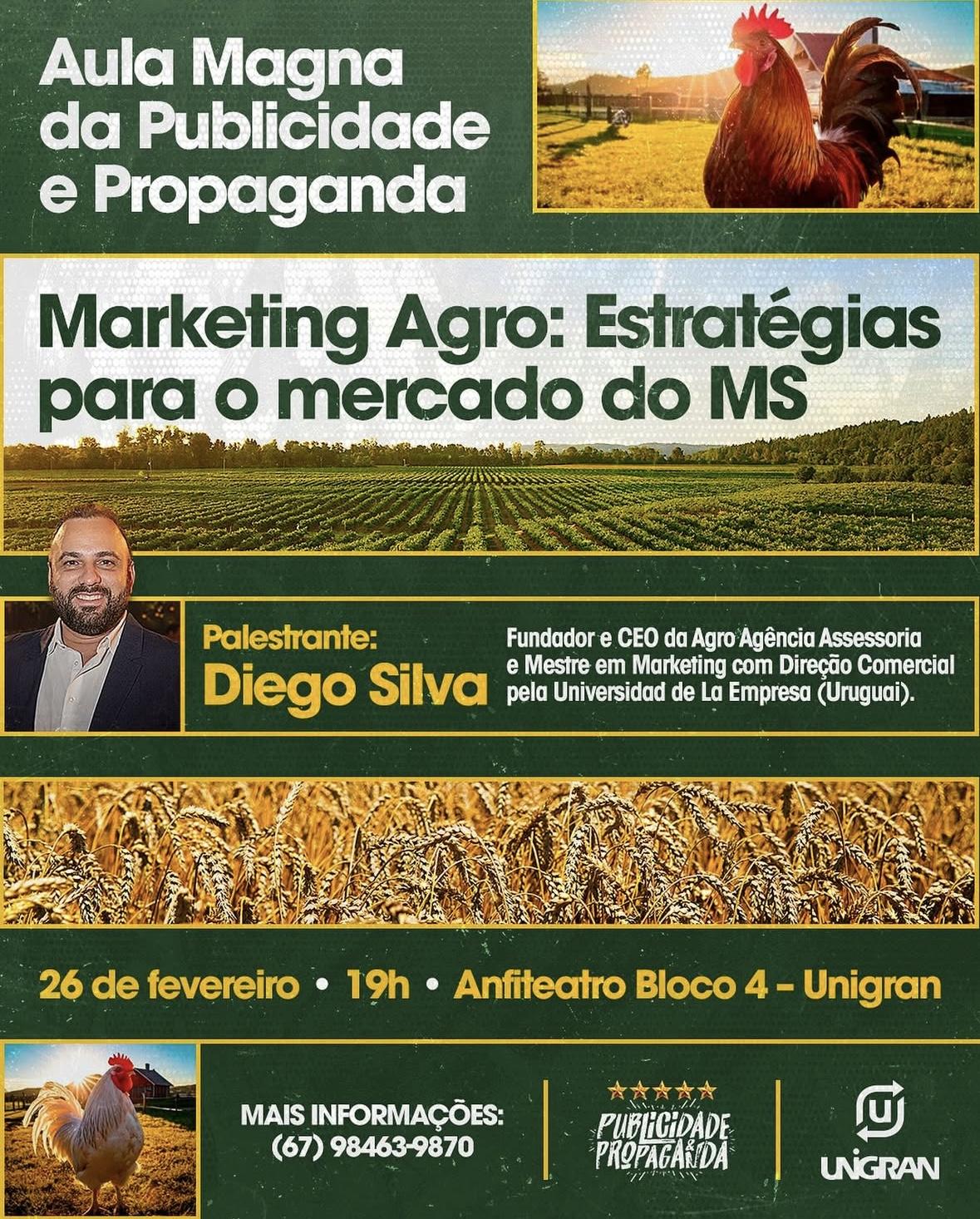 Aula Magna na Unigran debate estratégias de marketing para o agronegócio