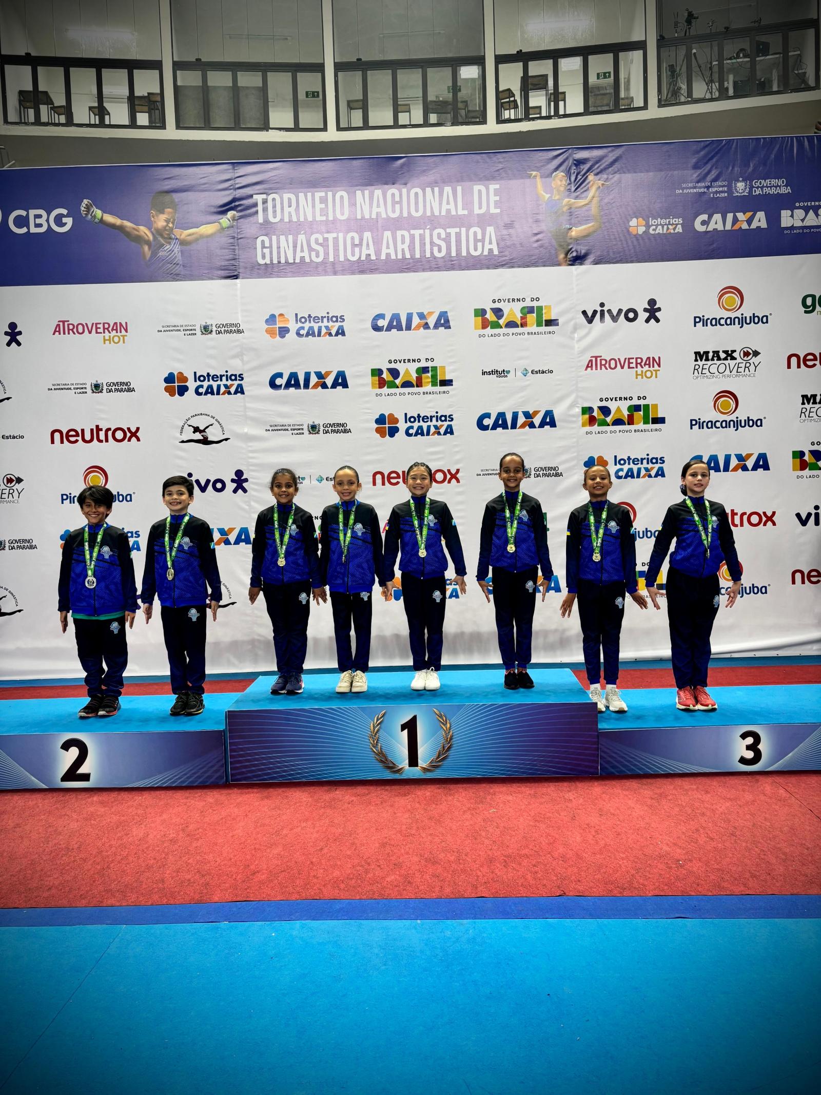 Projeto Ginaslouquinhos conquista cinco medalhas inéditas e eleva Dourados ao pódio nacional