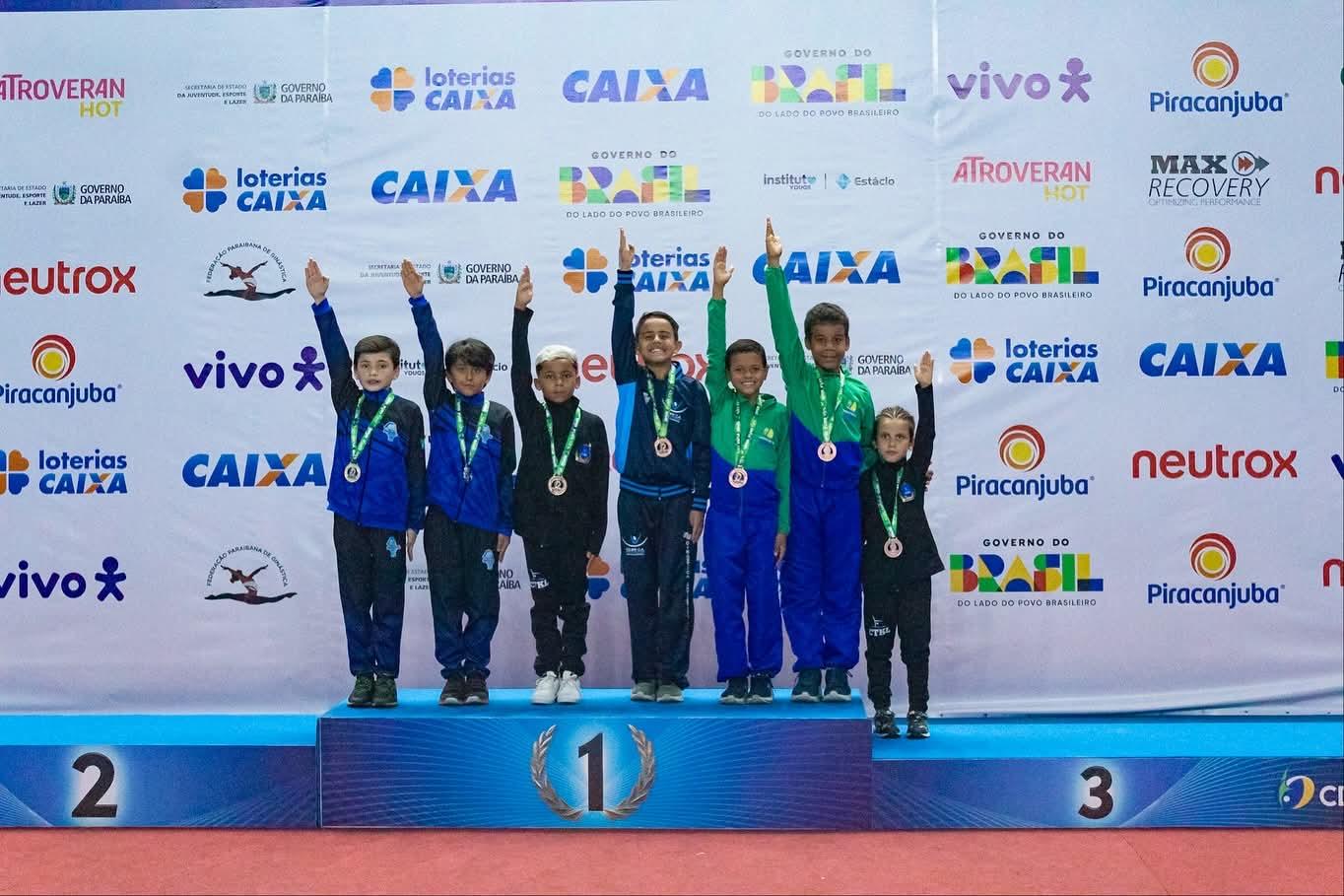 Projeto Ginaslouquinhos conquista cinco medalhas inéditas e eleva Dourados ao pódio nacional